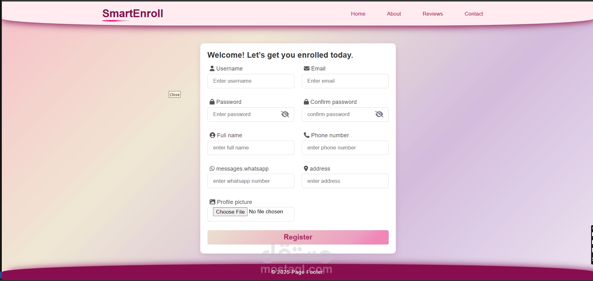 Smart Enrollment System | Laravel Web Application
