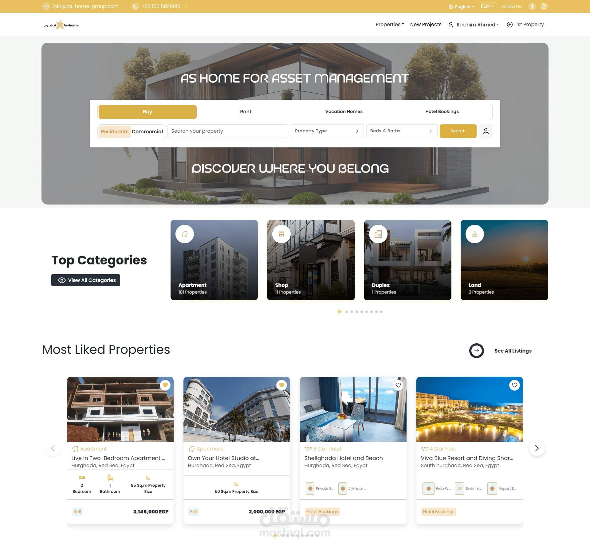 As Home – Multi-Service Booking Platform
