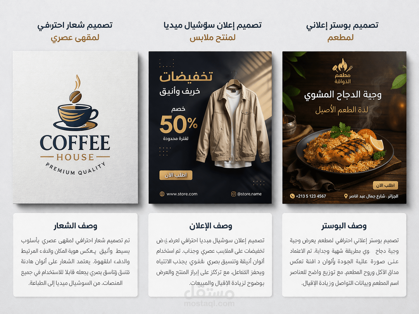 تصميم إعلان جذاب لتخفيضات الملابس