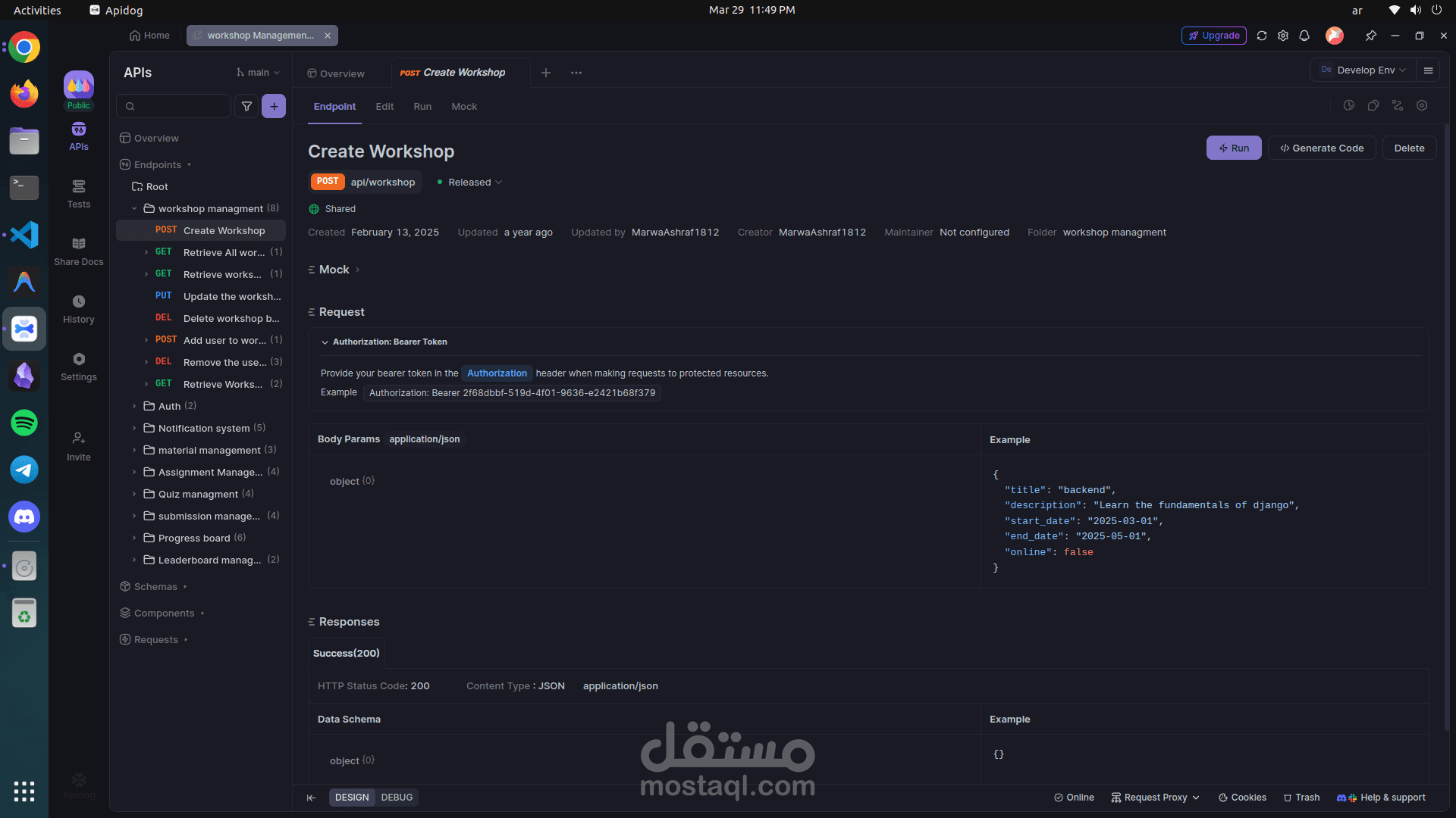 Workshop Management System