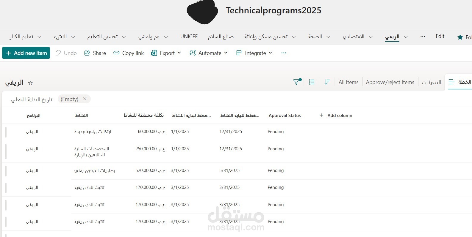 انشاء نظام عمل عن طريق مايكروسوفت Sharepoint