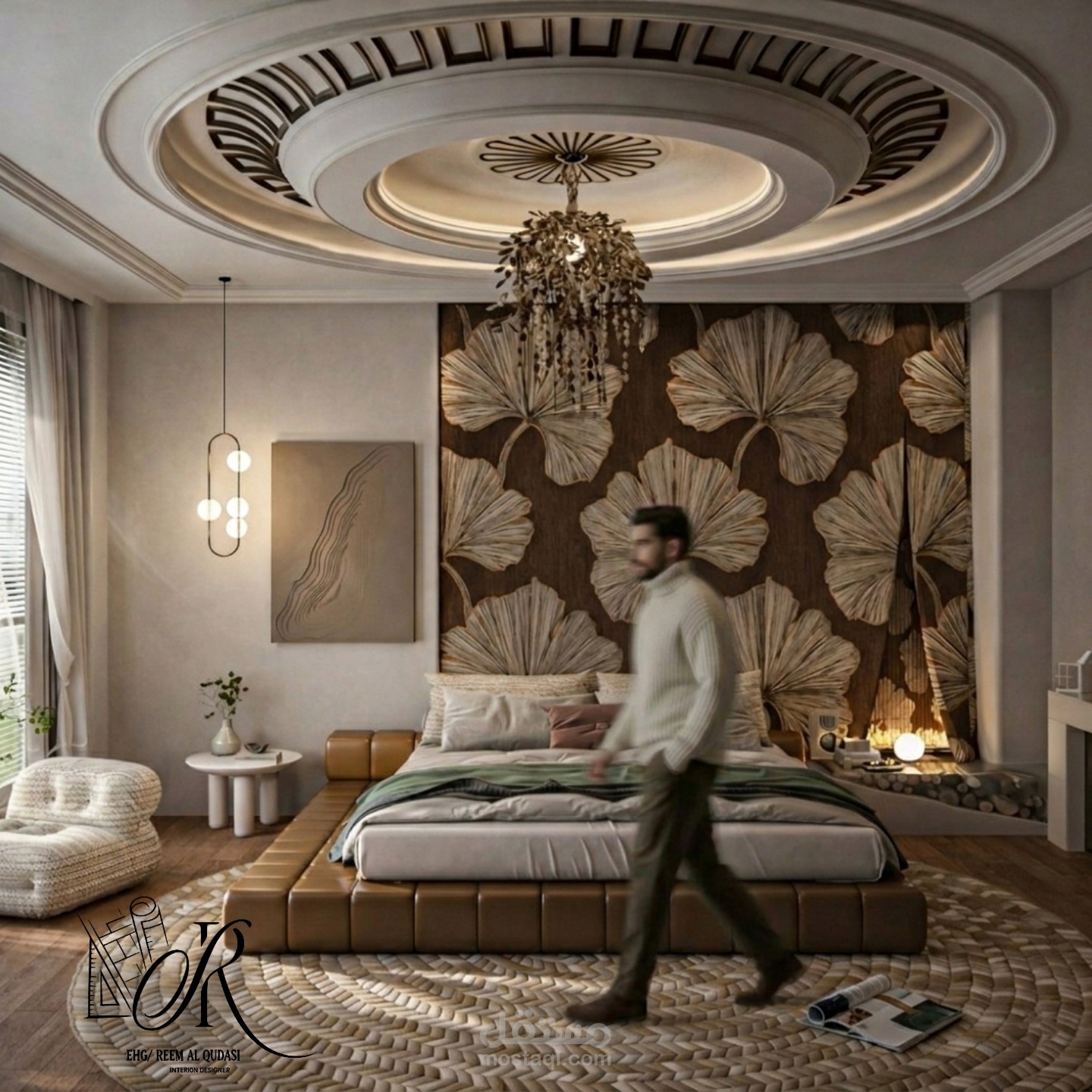 تصميم داخلي لغرفه نوم حديثه