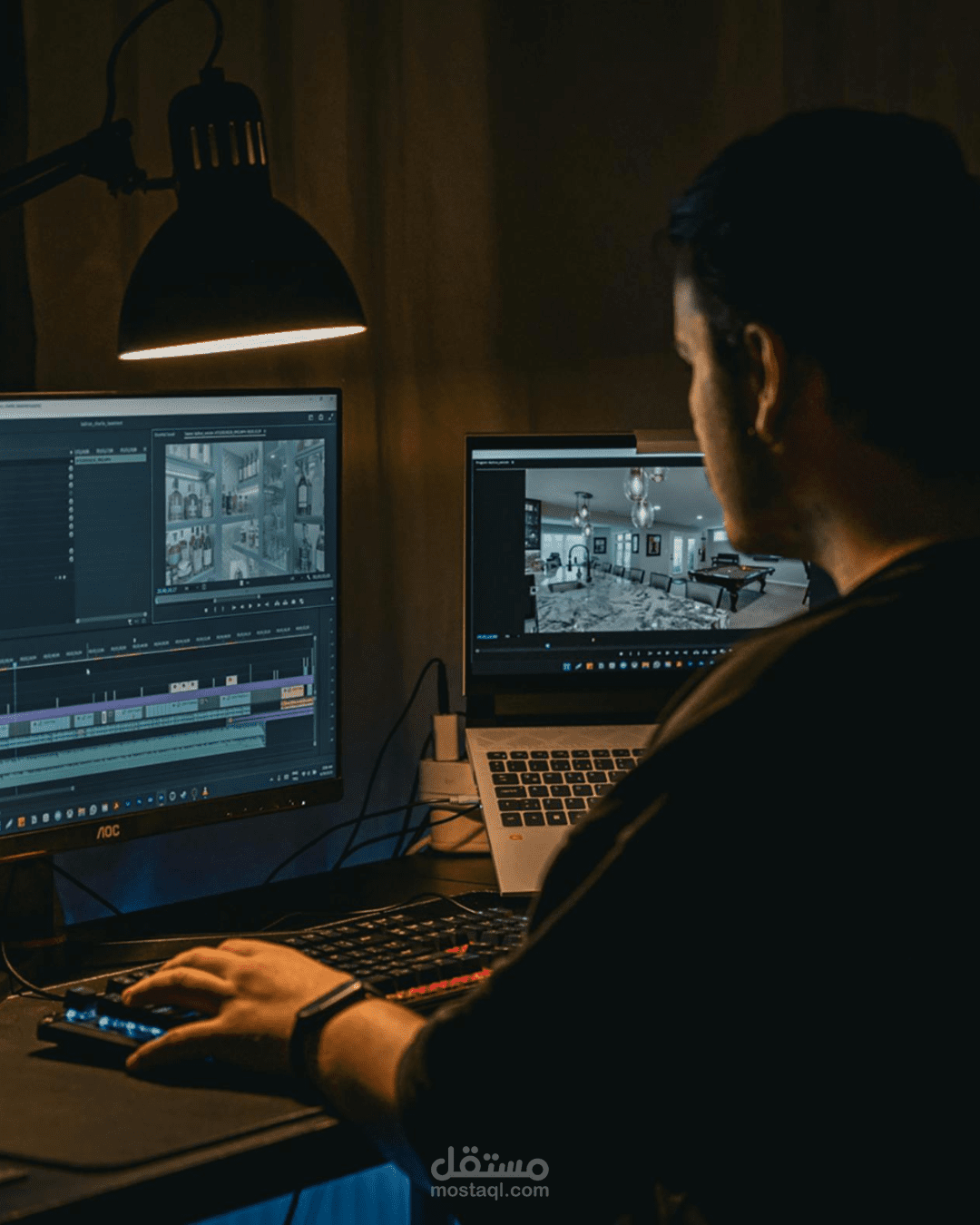 مونتاج وإنتاج فيديوهات احترافية (Video Editing & Video Production) موجهة لمنصات التواصل الاجتماعي، الإعلانات، واليوتيوب