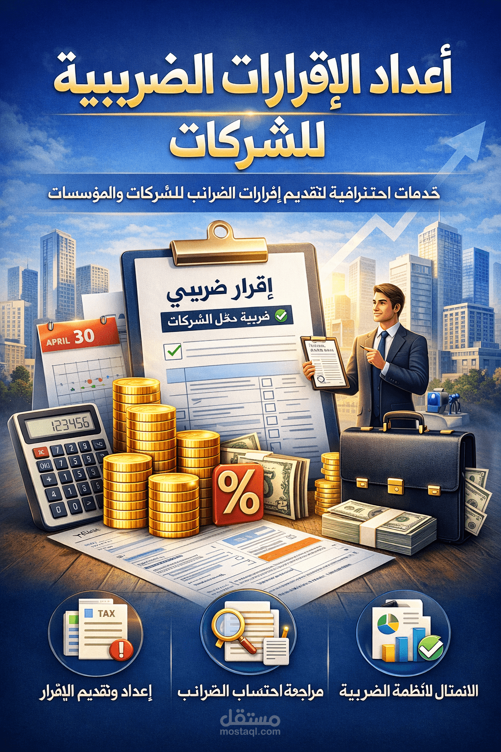 تقديم الاقرارات الضريبية