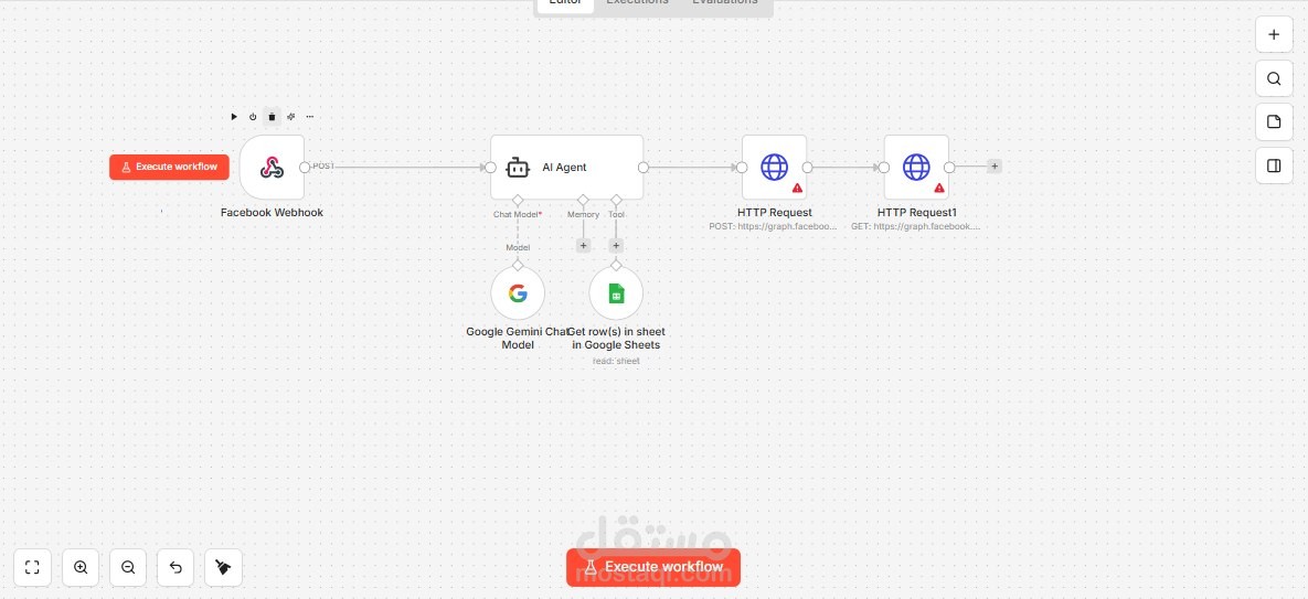 برمجة بوت ذكي متكامل لأتمتة مبيعات المتاجر والرد على العملاء.