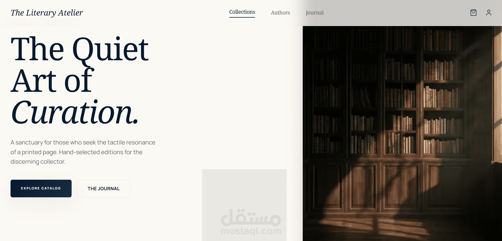 موقع تجارة إلكترونية للكتب المختارة . تم بناؤه باستخدام Next.js 15 و Prisma 7 و Auth.js v5 و Stripe.