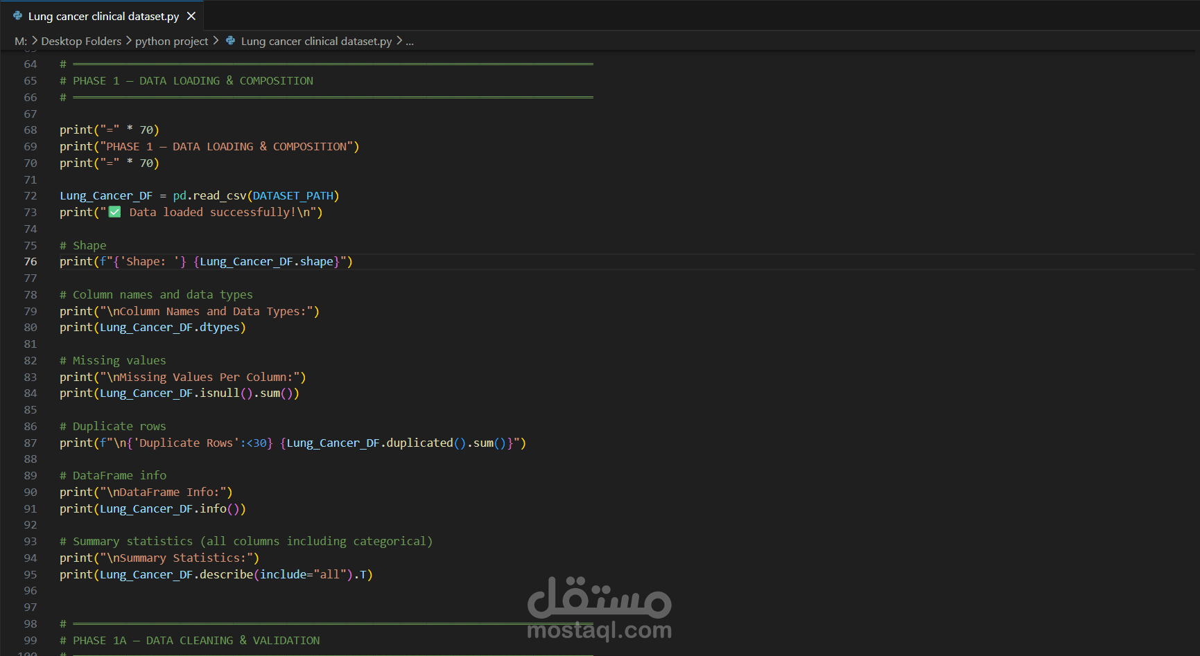 Lung Cancer Dataset — Exploratory Data Analysis (EDA)