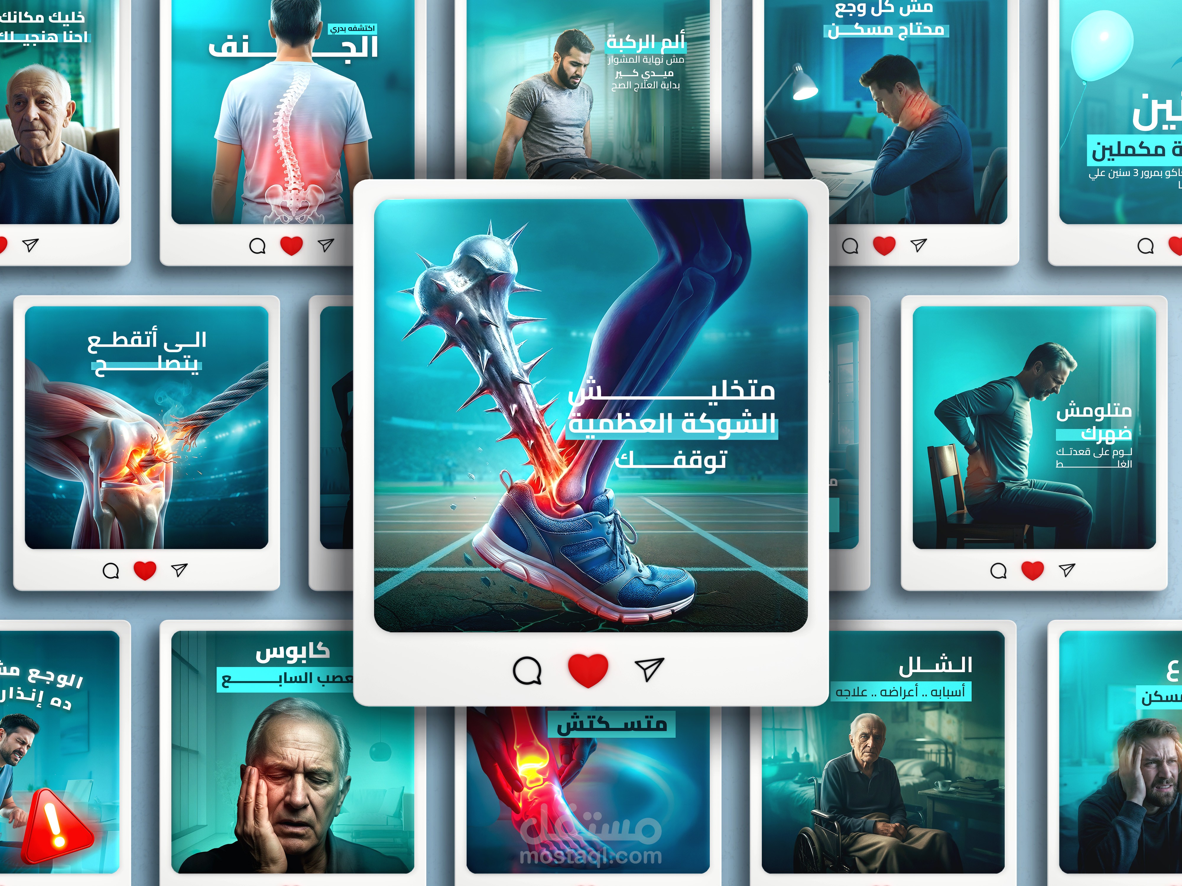 Physiotherapy Center Campaign – Social Media Design