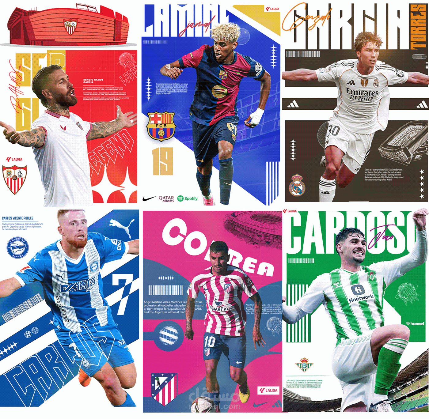 la liga posters designs