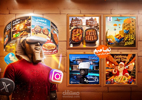 تصميم سوشيال ميديا احترافي يبرز علامتك التجارية