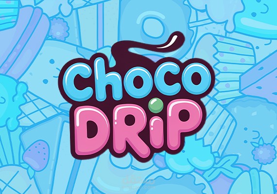 تصميم لوجو احترافي لبراند Choco Drip يعكس الطابع الشهي والجذاب