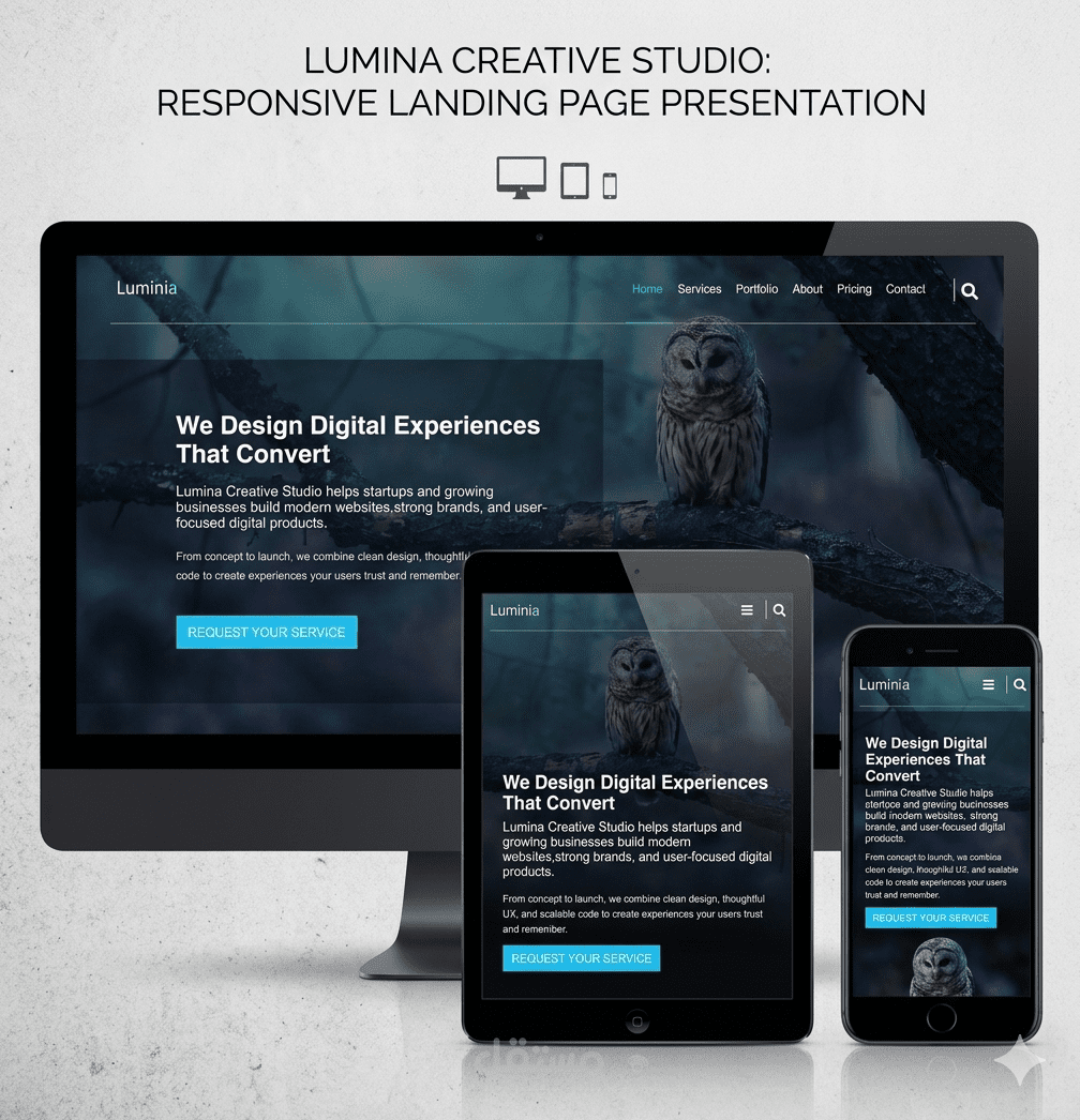 تطوير صفحات هبوط(landing pages)