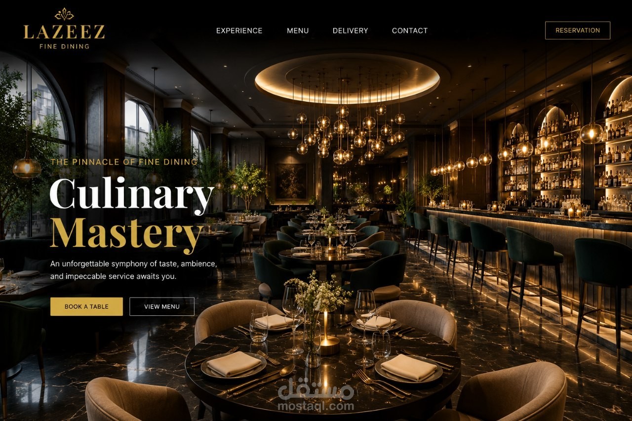 صميم وتطوير موقع ويب (Landing Page أو Website بسيط) باستخدام HTML, CSS, JavaScript