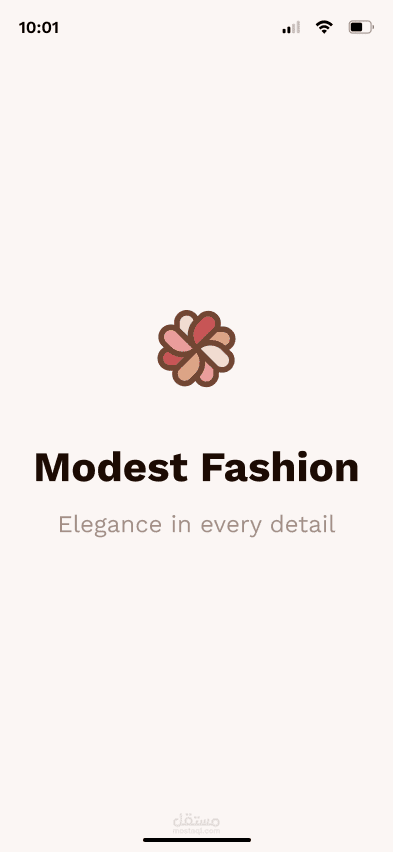 ٍSplash and Onboarding pages for fashion app