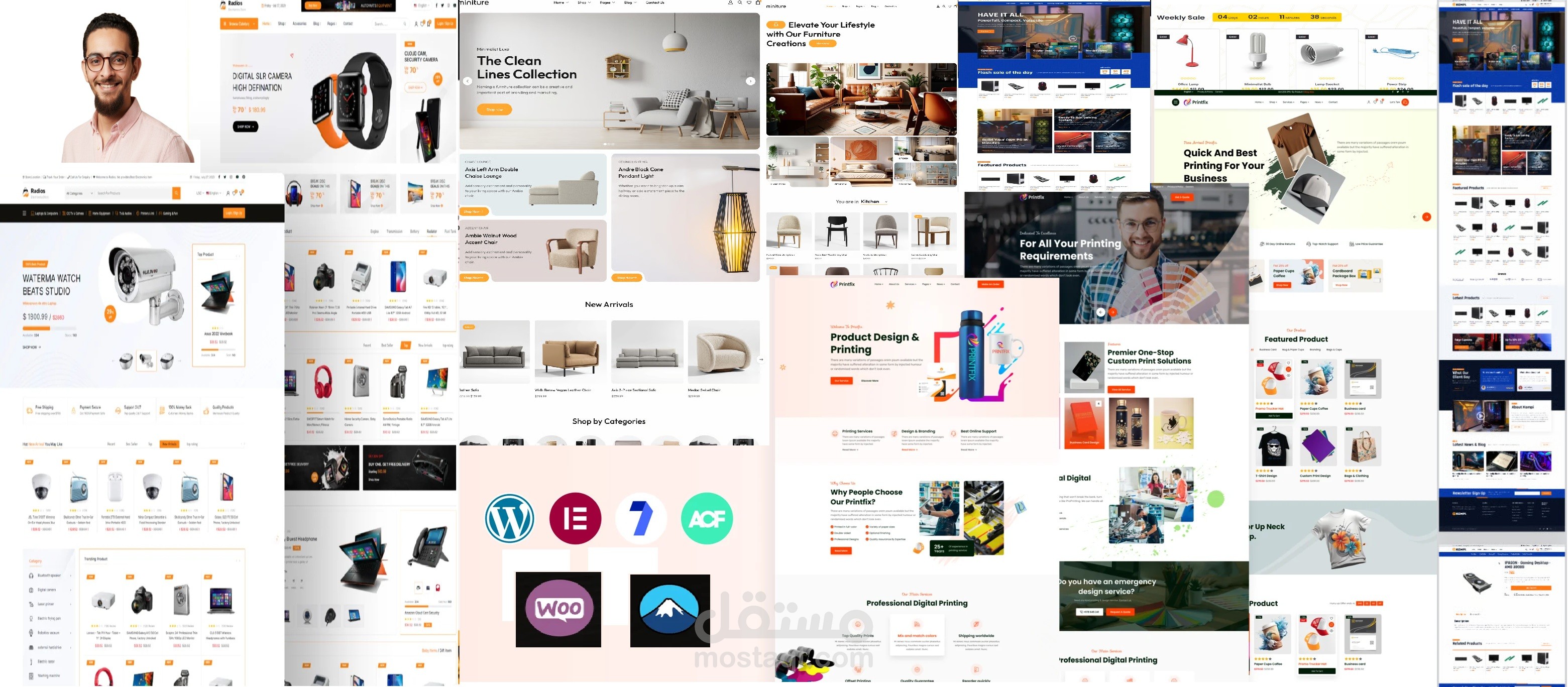 بناء وتخصيص متاجر في منصة WordPress و WooCommerce