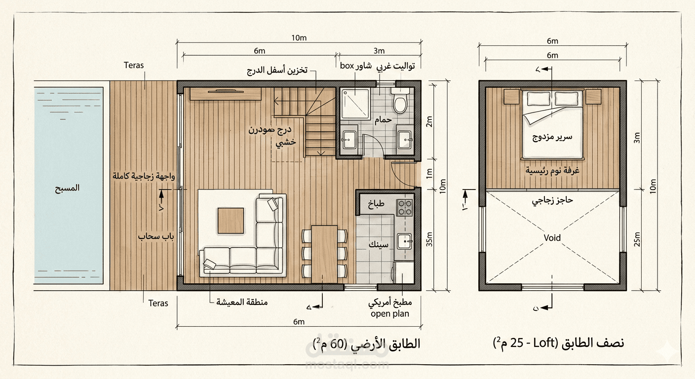 تصميم خريطه لكوخ