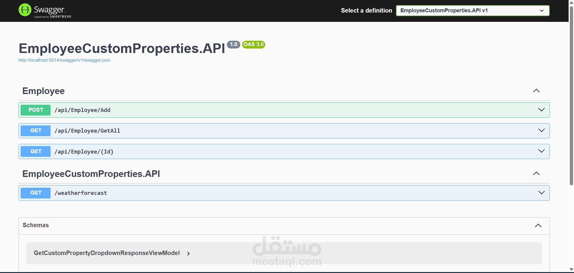 تطوير نظام خصائص مخصصة للموظفين باستخدام ASP .NET Core