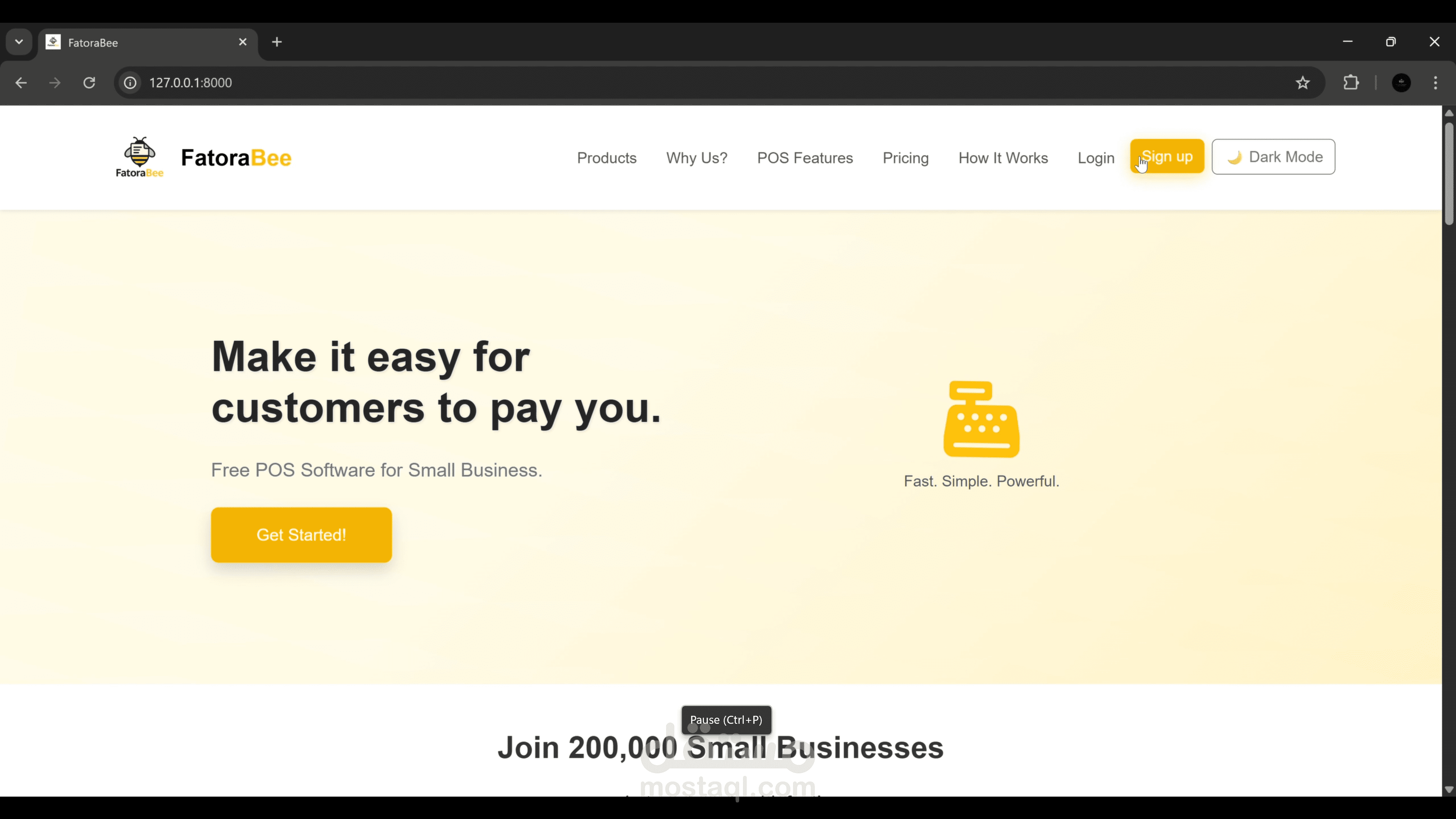 Invoice Ninja POS Clone