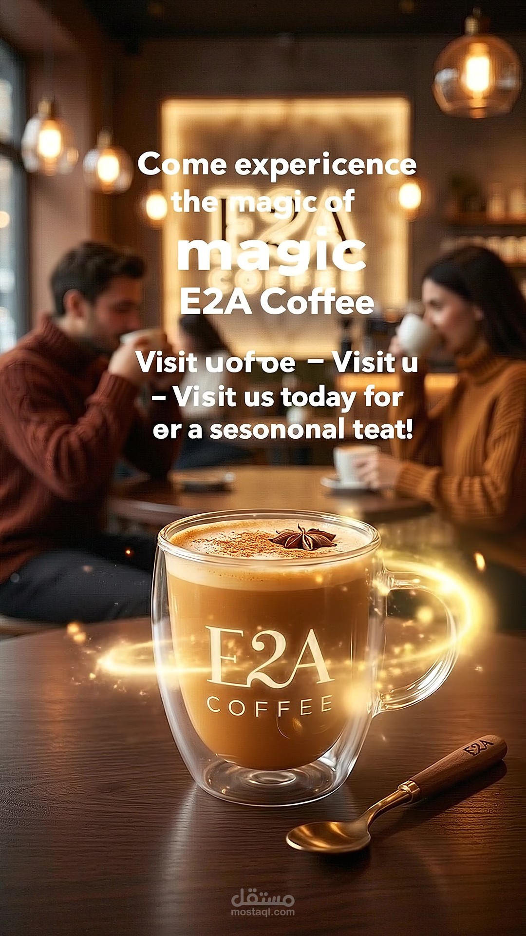 3D Coffee Product Animation | إعلان احترافي لمقهى