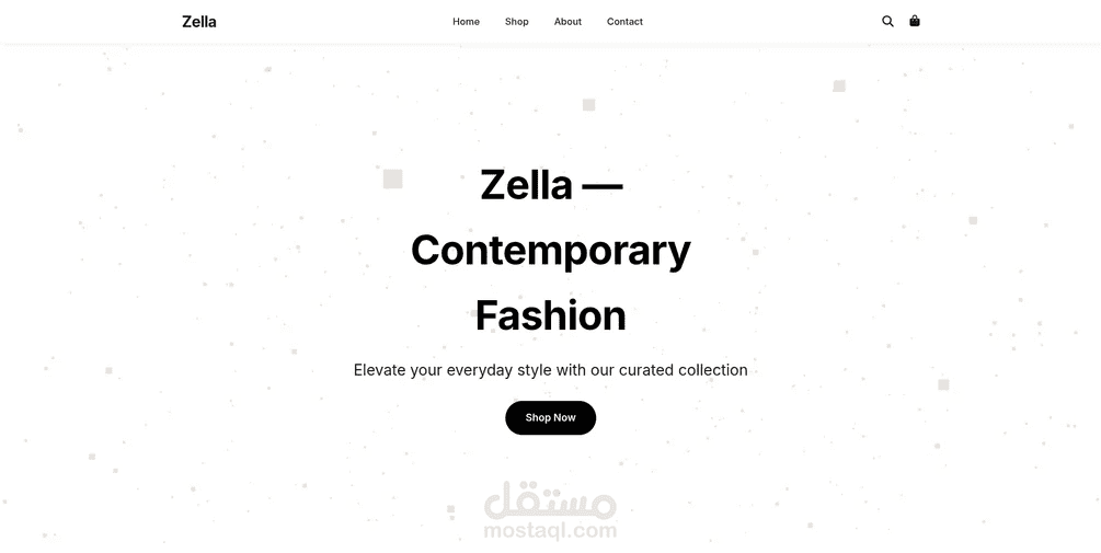 Zella - نظام إدارة متجر إلكتروني شخصي متكامل