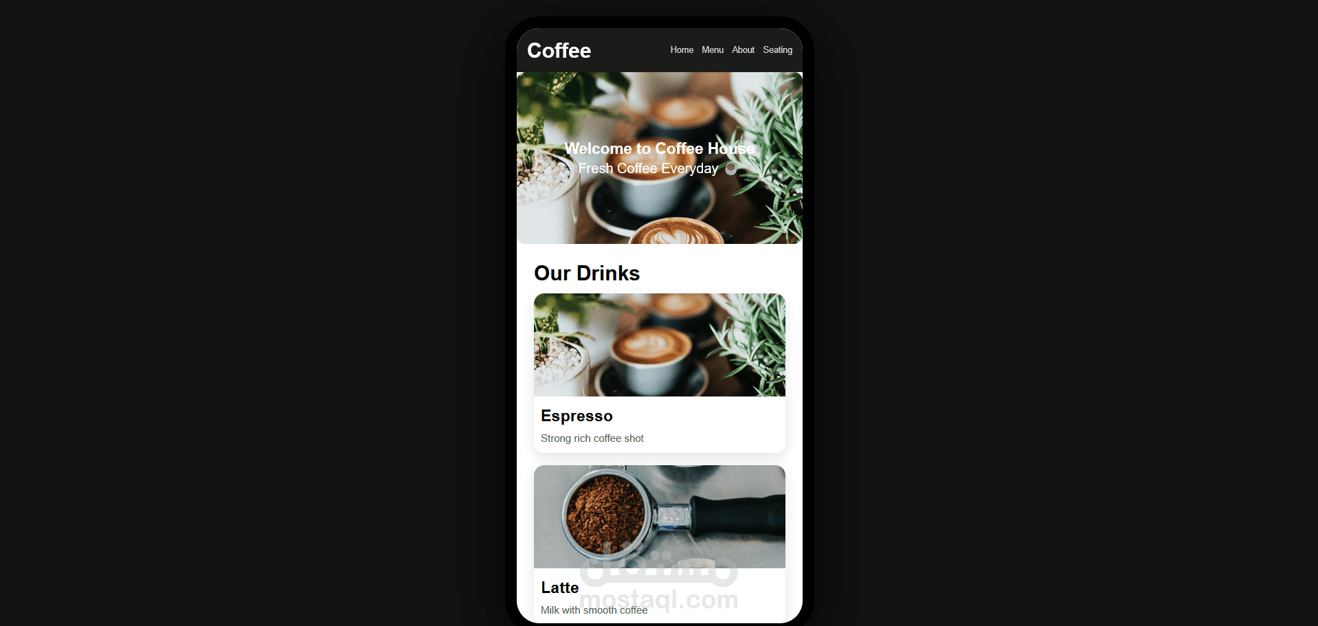 Coffee Website