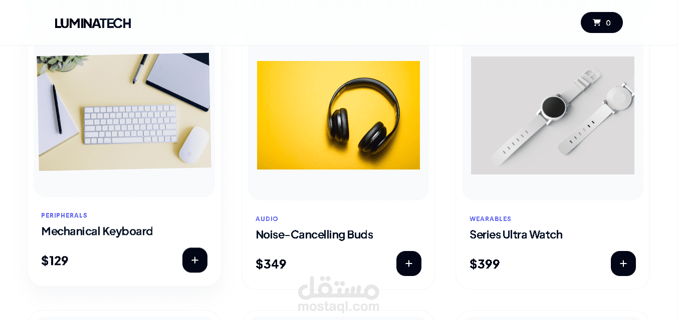 تطوير موقع معرض أعمال شخصي (Portfolio) احترافي ومتجاوب.