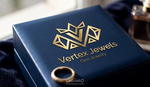 شعار فخم (Luxury) لعلامة تجارية للمجوهرات