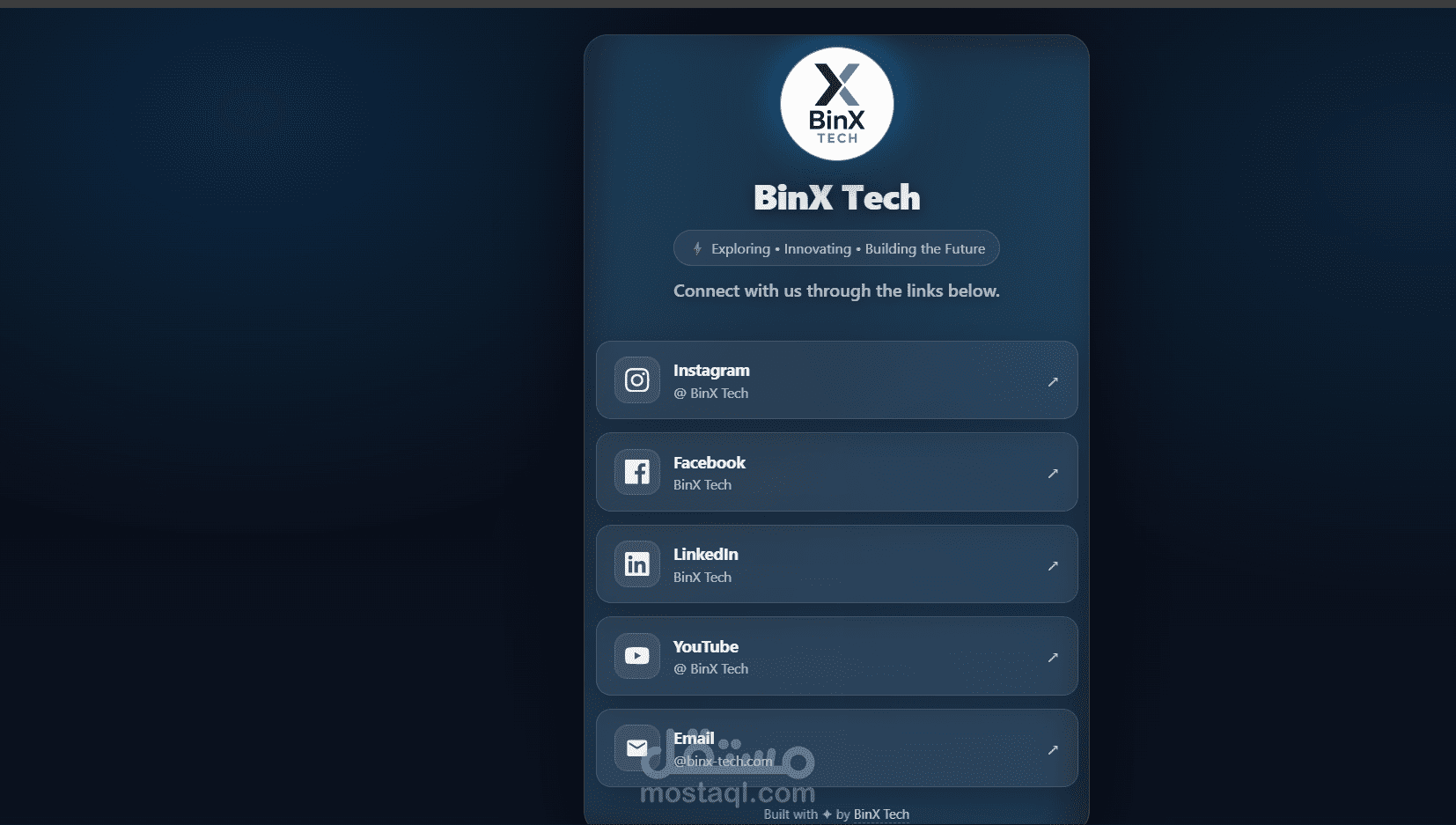 QR Code Social Links Platform