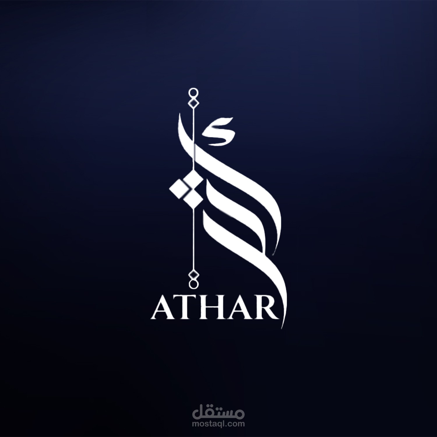 إعلانات ترويجية لعلامة عطور فاخرة باسم "ATHAR – أثر