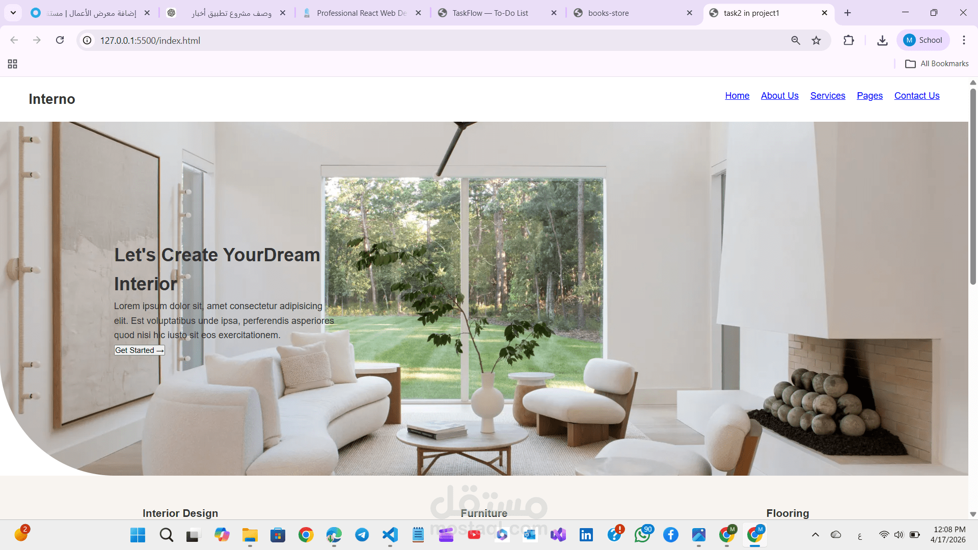 Modern Responsive Homepage (HTML & CSS)