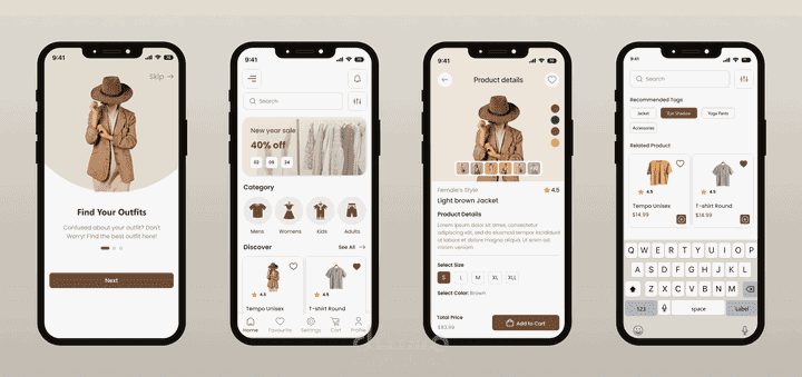 تصميم تطبيق باستخدام فيجما