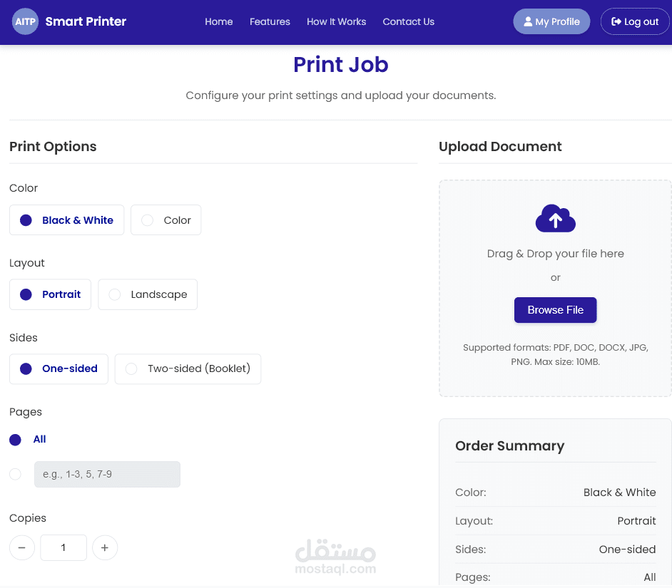 Smart Printing System