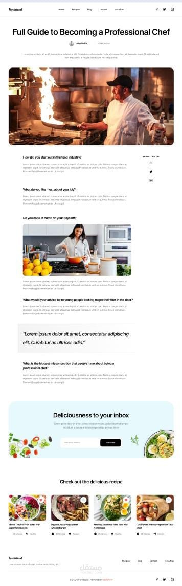 FoodieLand – Healthy Food E-Commerce Platform