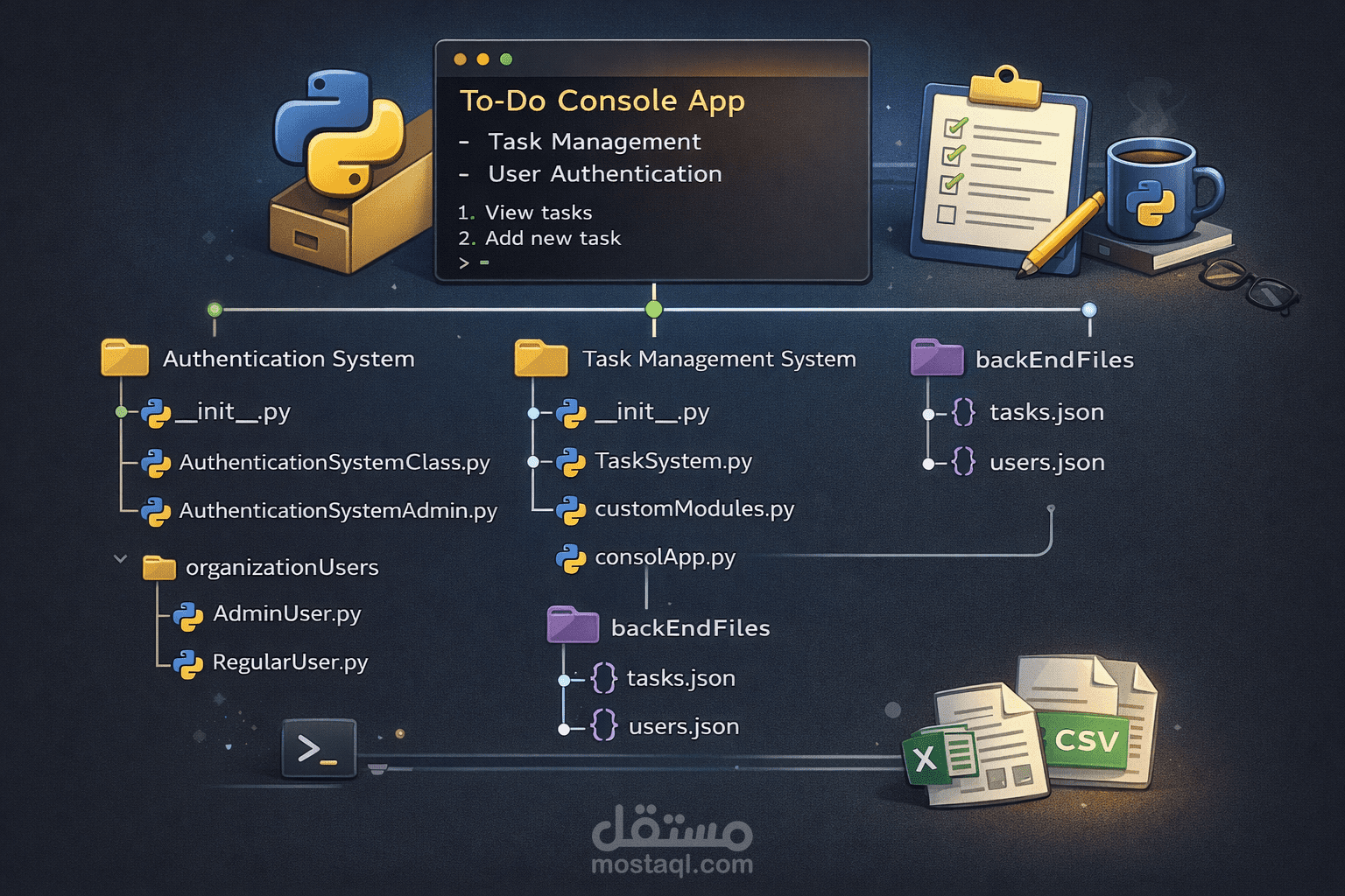 to-do console app with python