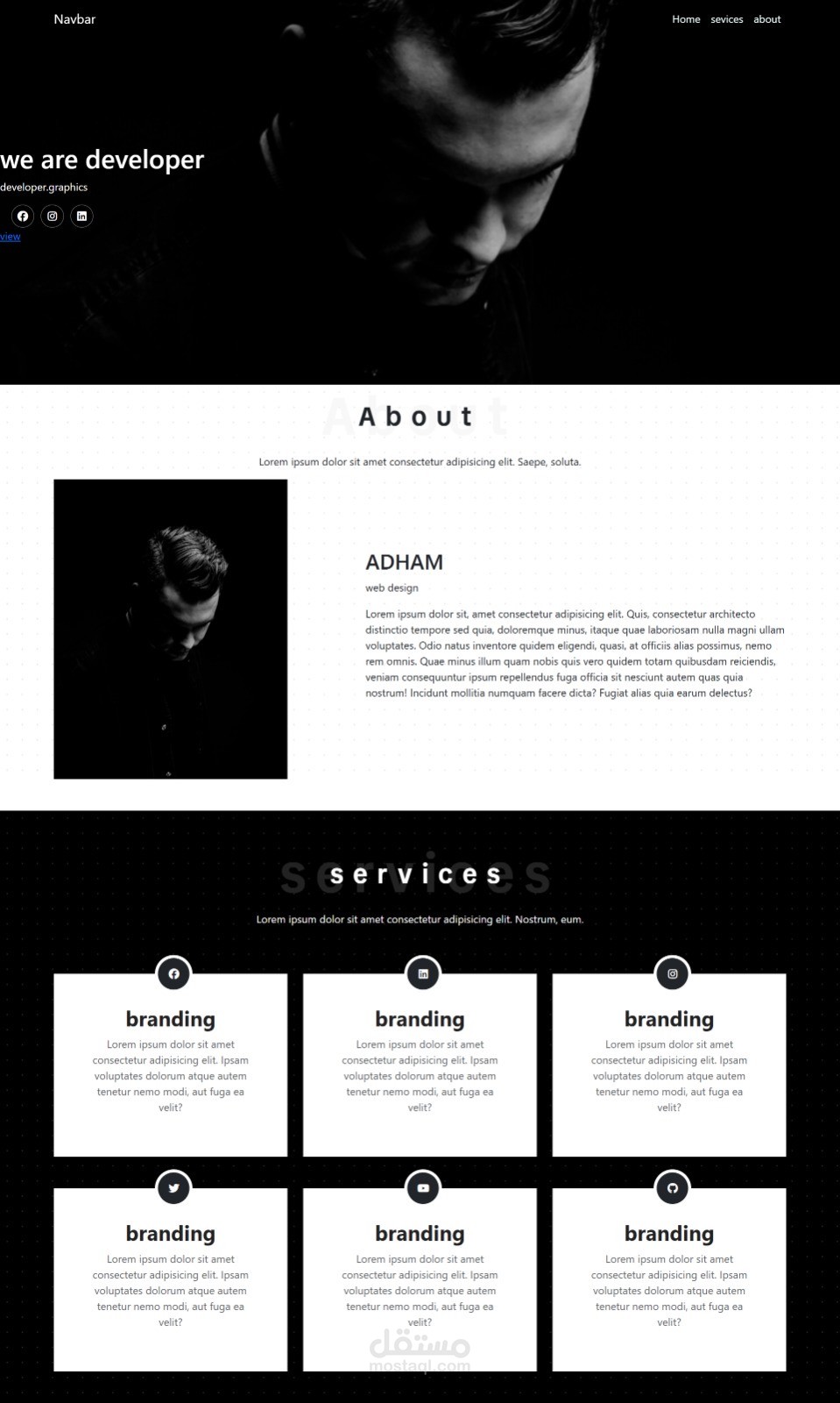About and service