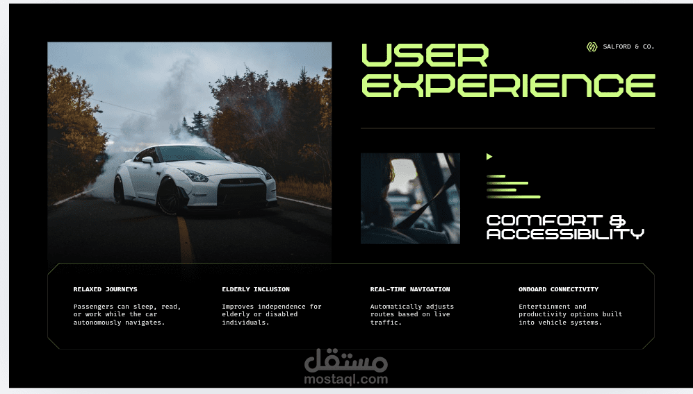 تصميم لعرض منتج بصوره احترافيه مع الوان مريحه للعين