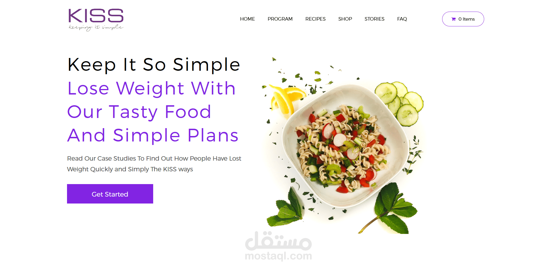 wordpress project that helps to lose weight