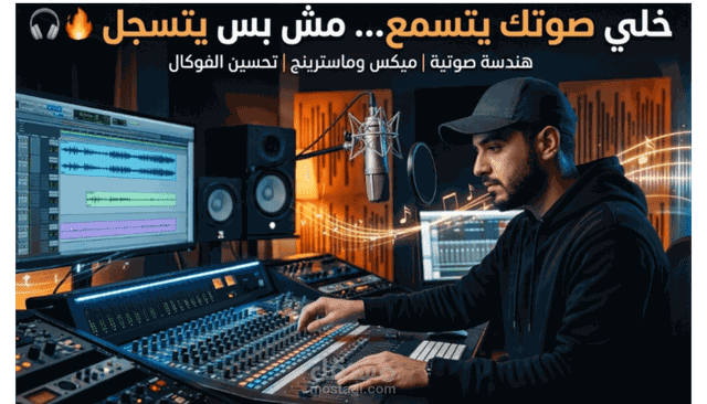 مهندس صوت | مكساج راب وتنضيف الصوت وازالة التشويش