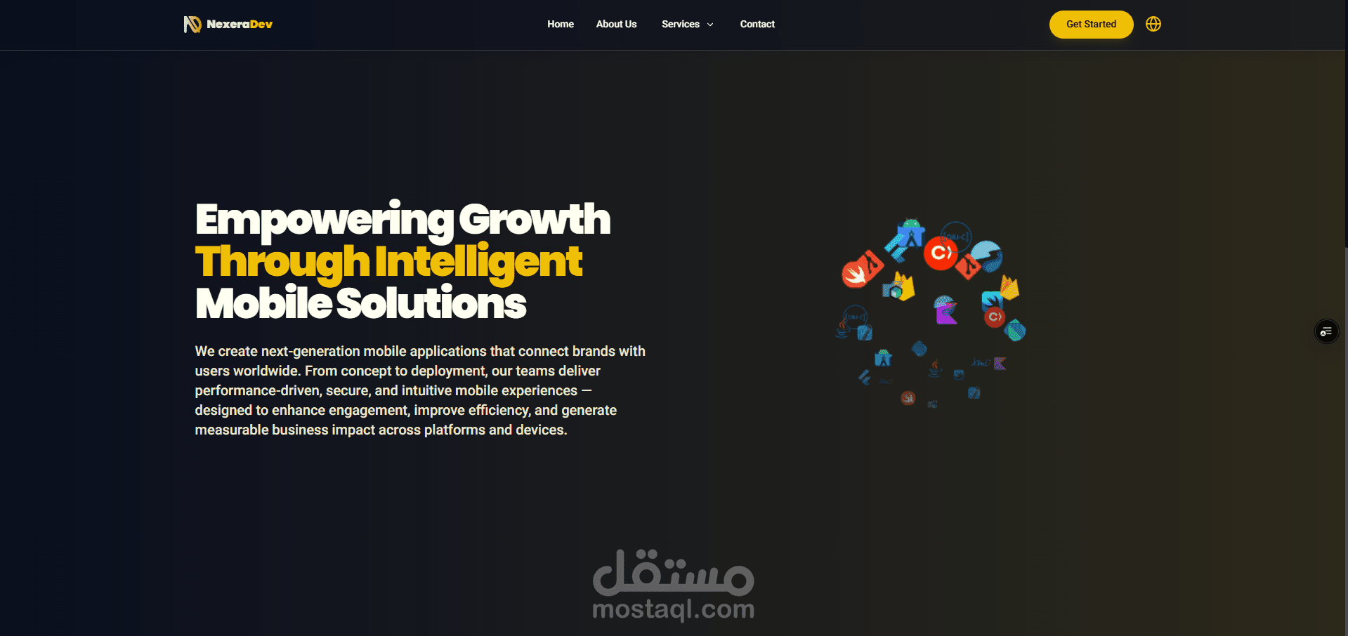 Nexera Dev Company Website