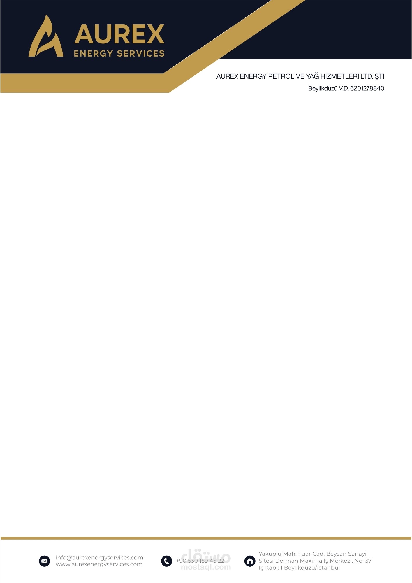 ورقة  مراسلة