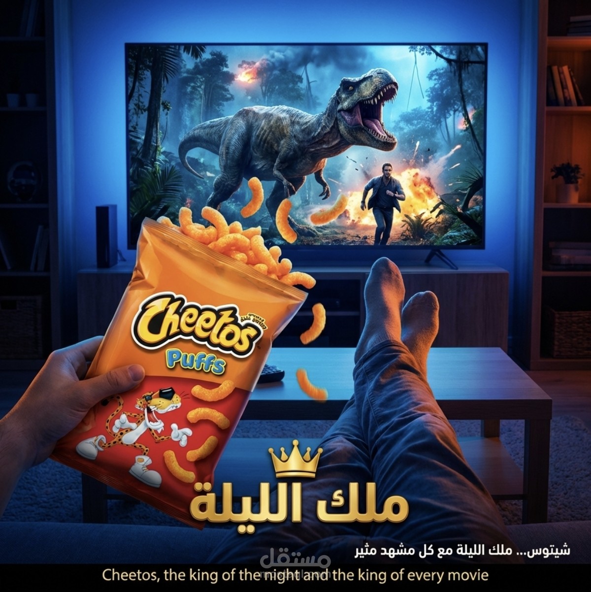 Cheetos Puffs – Cinematic Social Media Ad Design (Unofficial Concept)