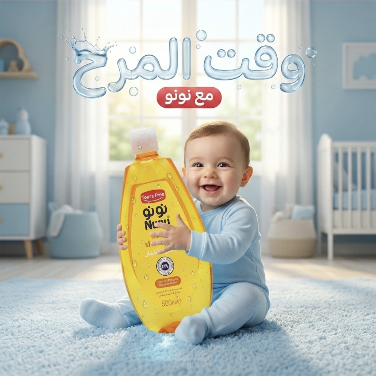 Nunu Baby Shampoo – Soft & Clean Advertisement Design (Unofficial Concept)
