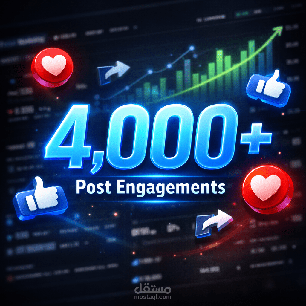 حملة إعلانية استراتيجية لزيادة التفاعل وبناء قاعدة بيانات الجمهور بتكلفة اقتصادية (Facebook Ads)