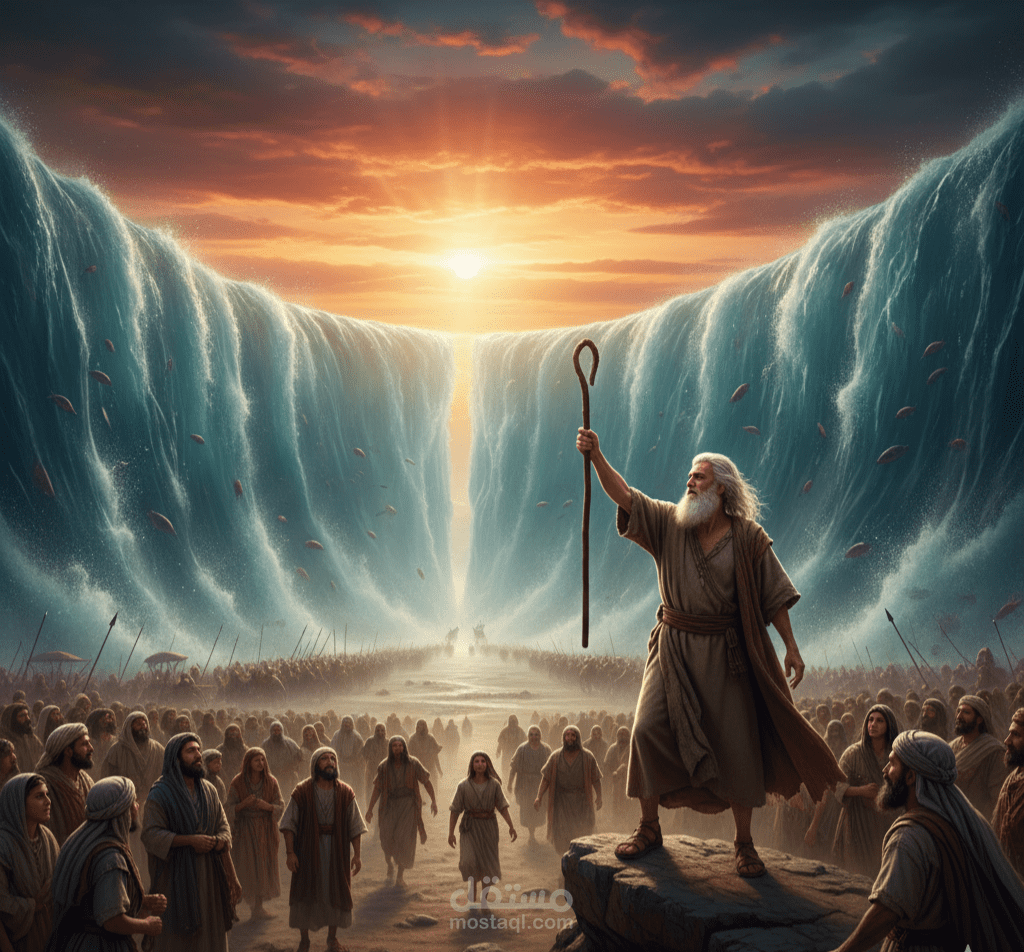 قصة موسي النبي بالذكاء الاصطناعي