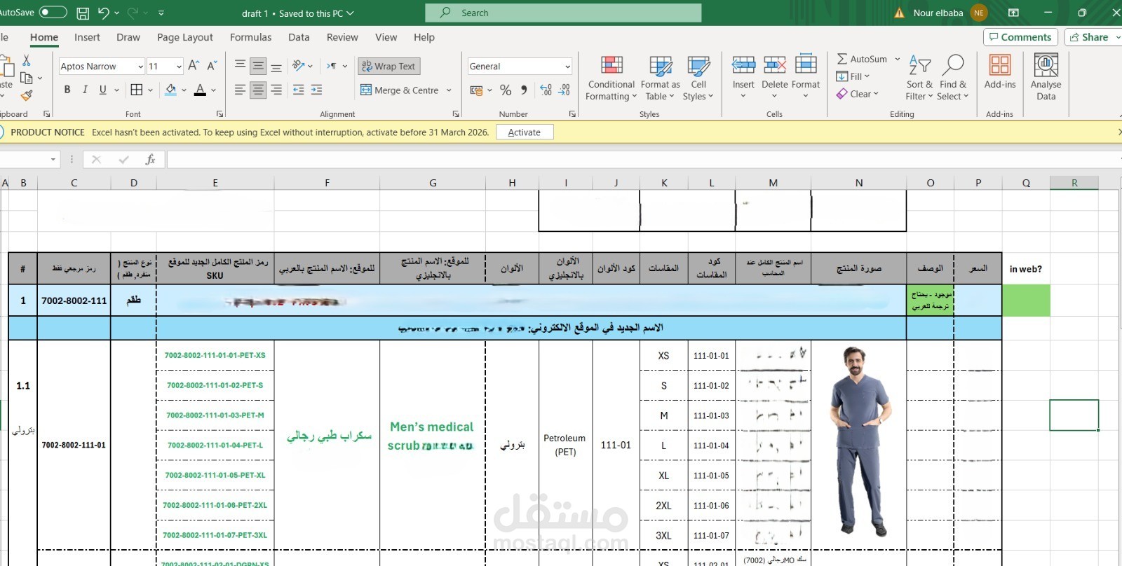 هندسة كتالوج المنتجات و قاعدة البيانات الخاصة بها