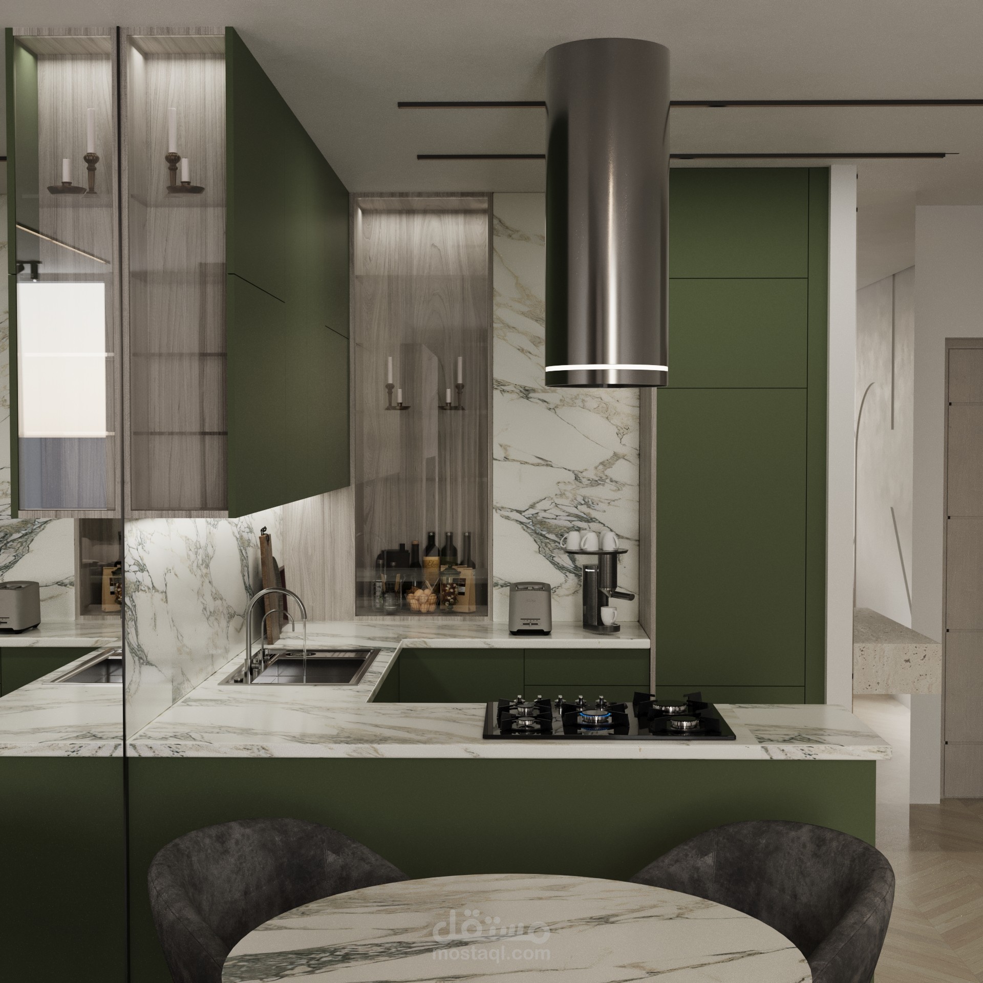 Main Living Space – Studio Design in Dubai Hills