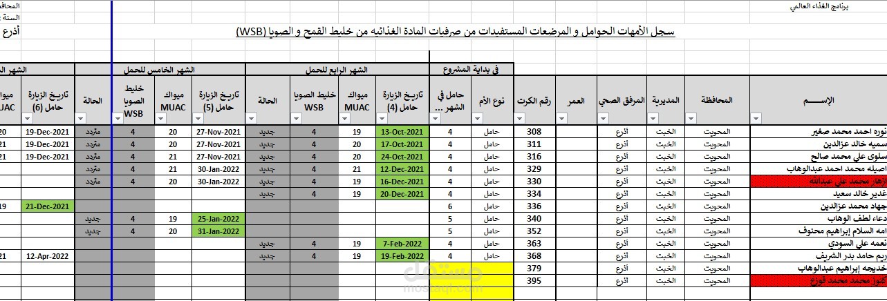 مختص ادخال وتحليل بيانات