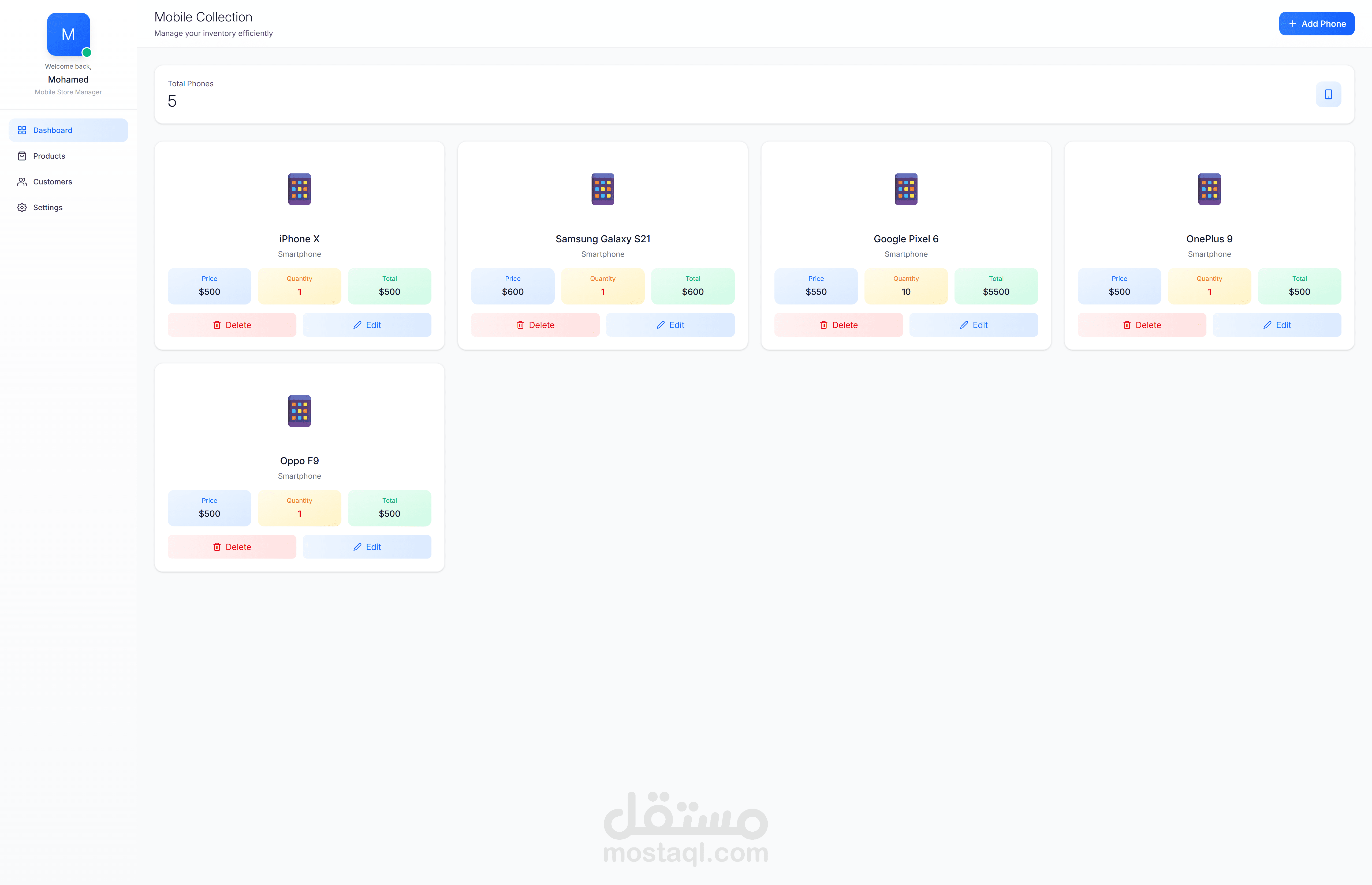Phone Inventory System