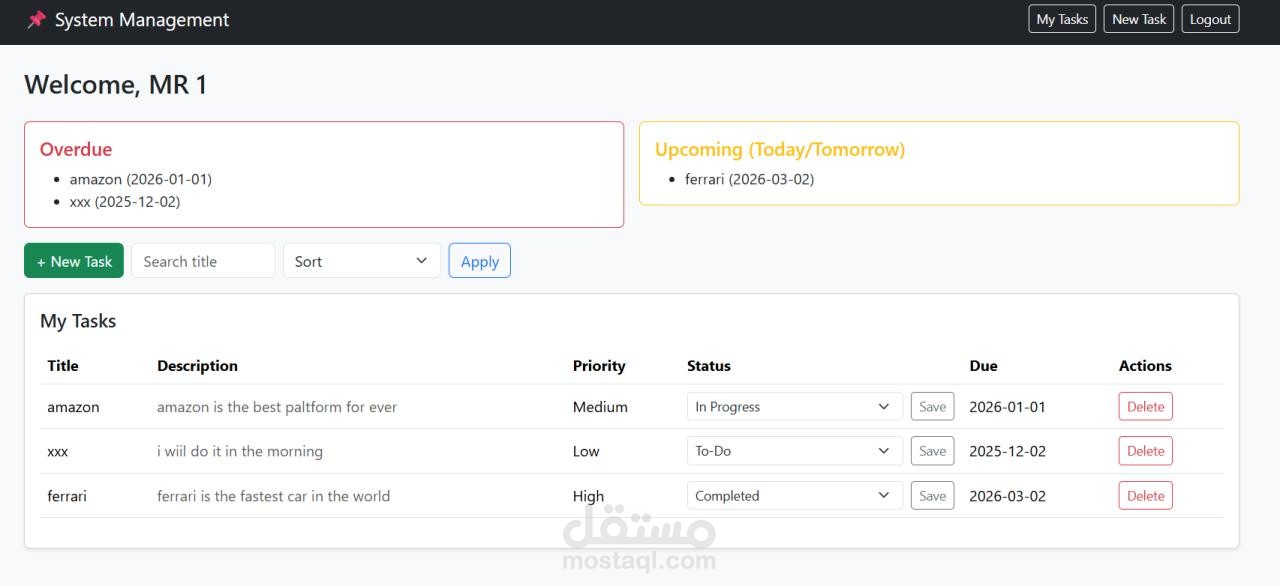 Task Management Web Application