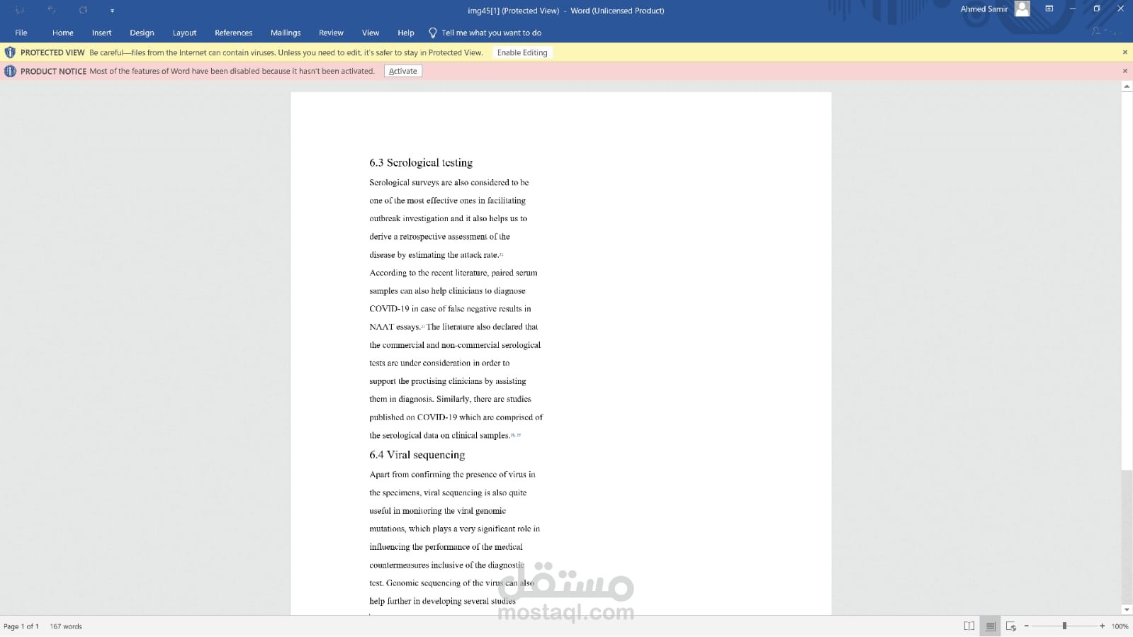 تفريغ وتنسيق أبحاث طبية وعلمية بدقة 100% (من صور إلى وورد).